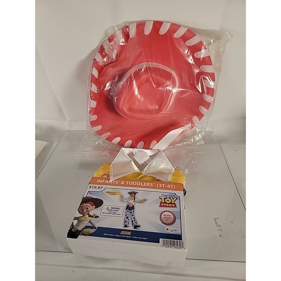 Jessie Disney Toddler Baby Child Costume Halloween Toy Story 3-4T New - Picture 8 of 13
